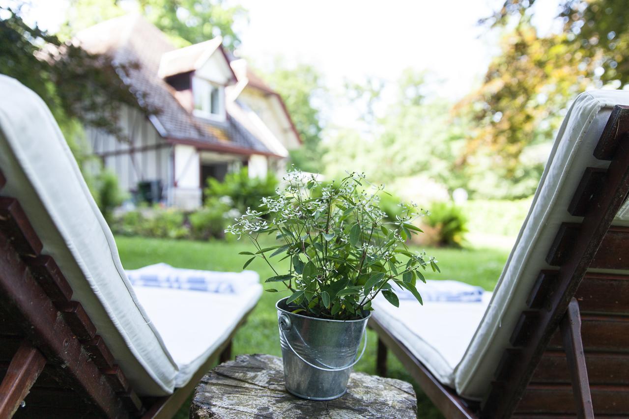 B&B La Cabane Du Bois Dormant Спа Екстериор снимка